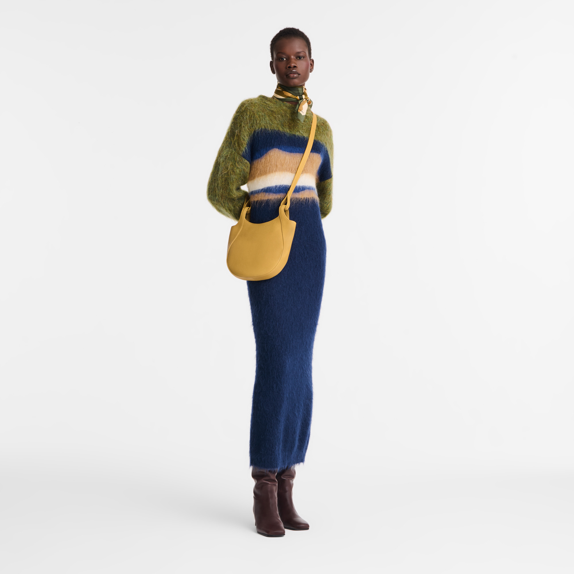 Le Foulonné S Crossbody bag Nutmeg - Leather - 2