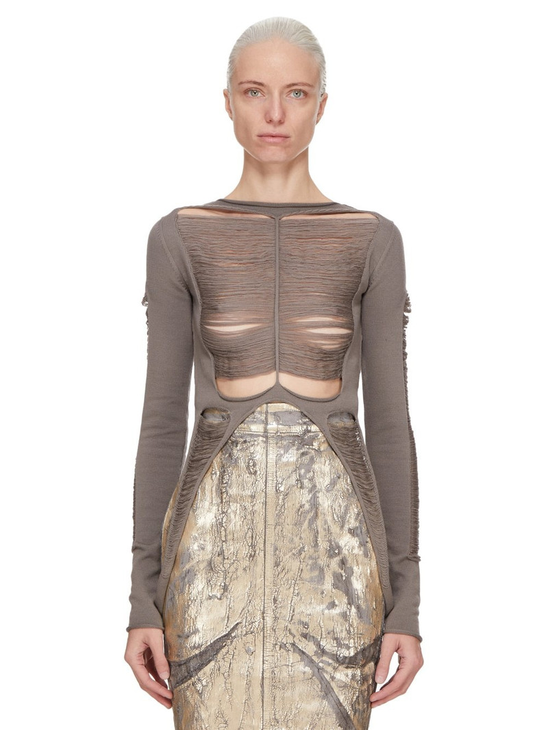 Gray Hollywood Tanja LS Top - 1