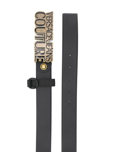 VERSACE JEANS COUTURE logo buckle belt outlook