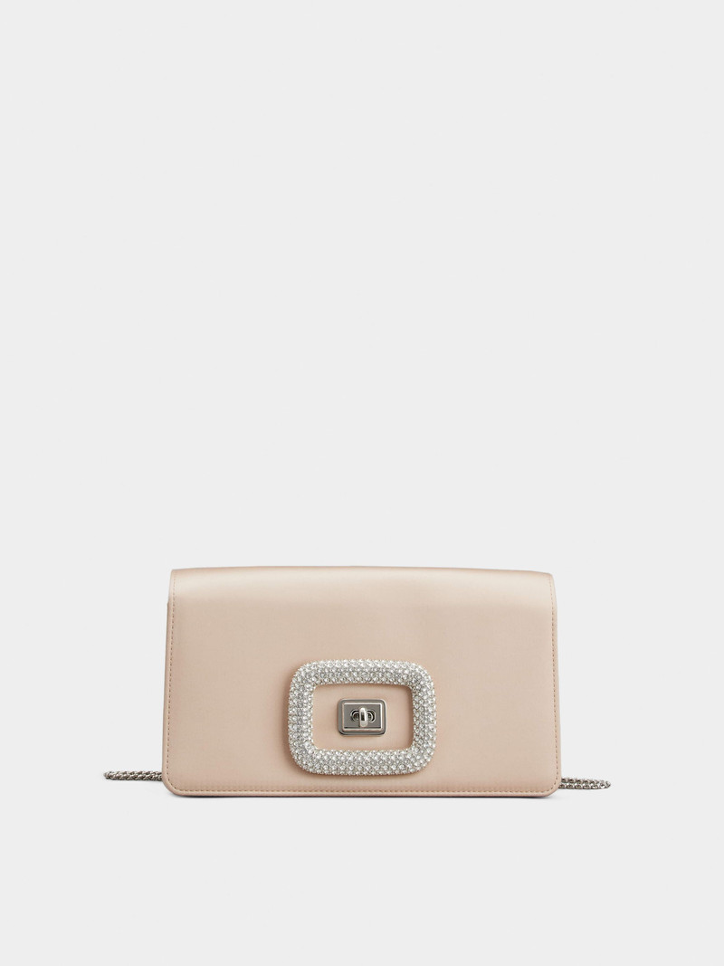 Viv' Choc Jewel Mini Bag in Satin - 1