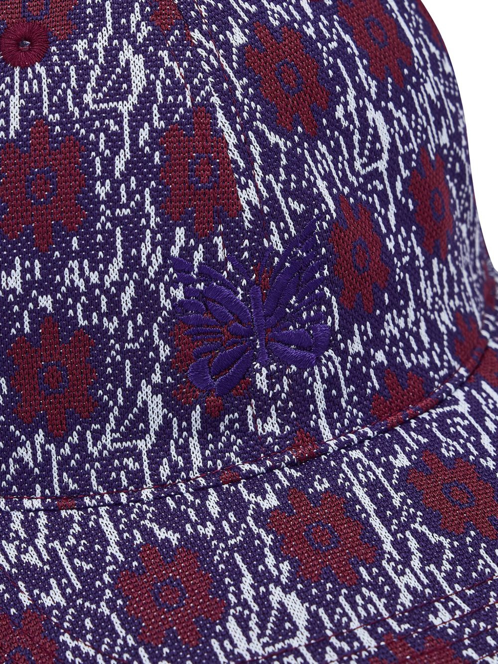 flower-pattern baseball cap - 3
