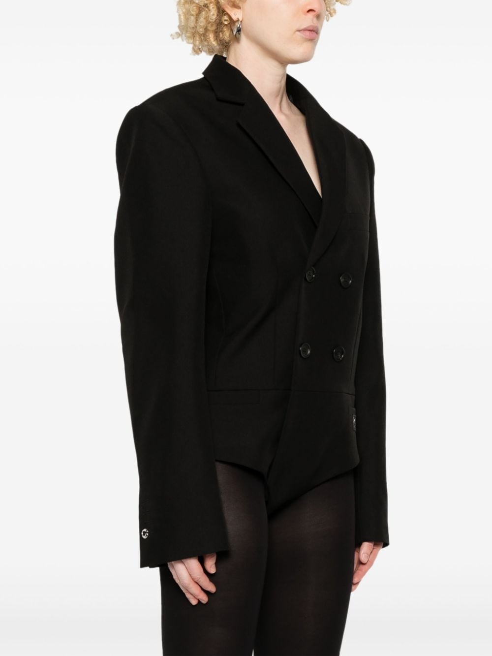 tailored body jacket - 3