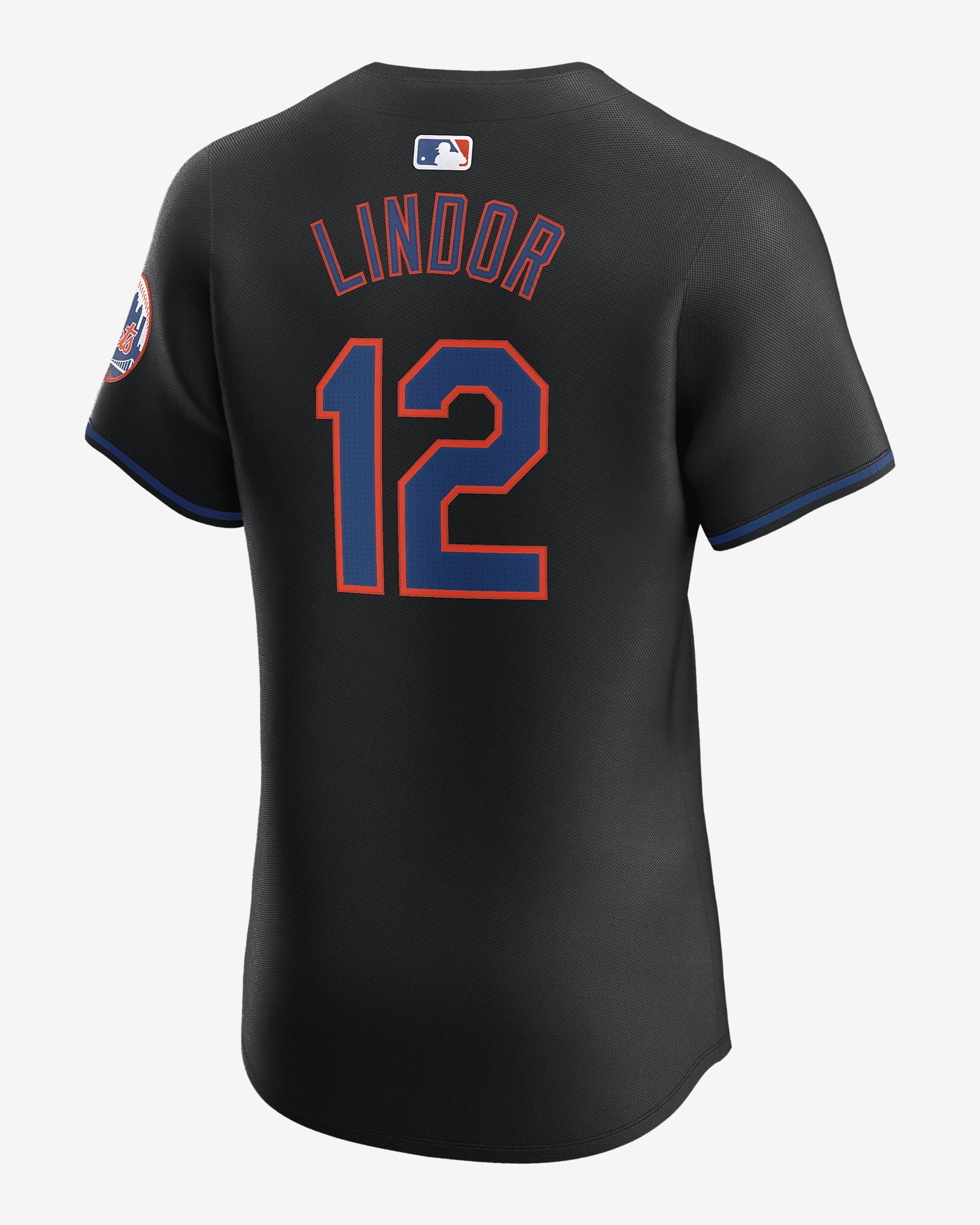 Francisco Lindor New York Mets Nike Men's Dri-FIT ADV MLB Elite Jersey - 2