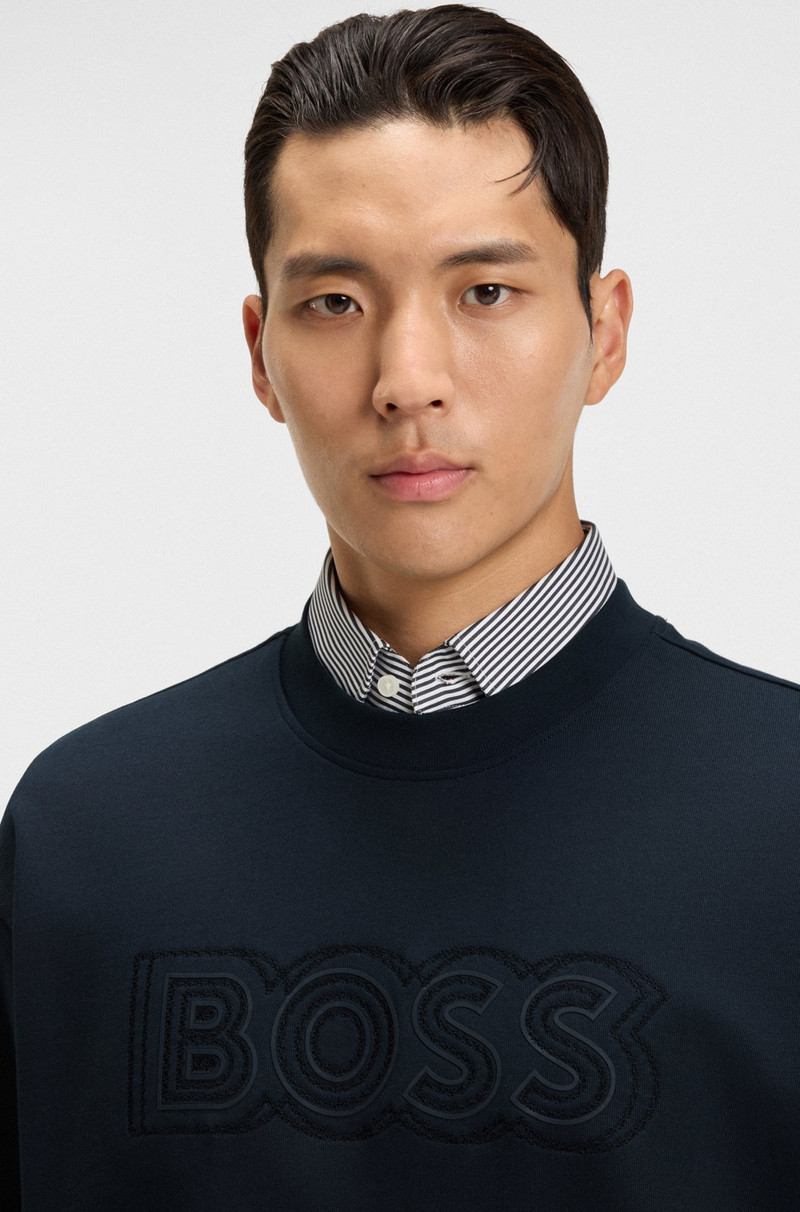 COTTON-TERRY SWEATSHIRT WITH LOGO ARTWORK 3