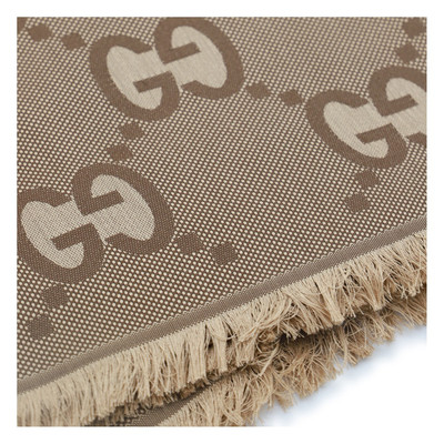 GUCCI sand silk scarves outlook