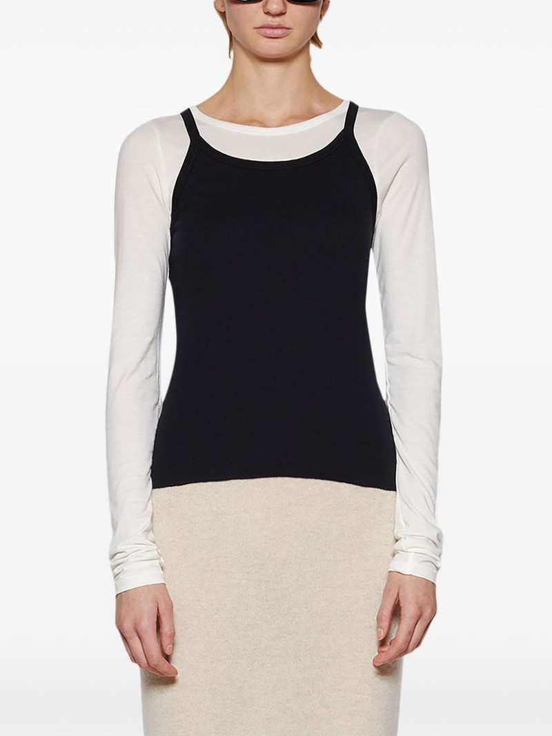 ÉTERNE ribbed-knit cotton tank top outlook