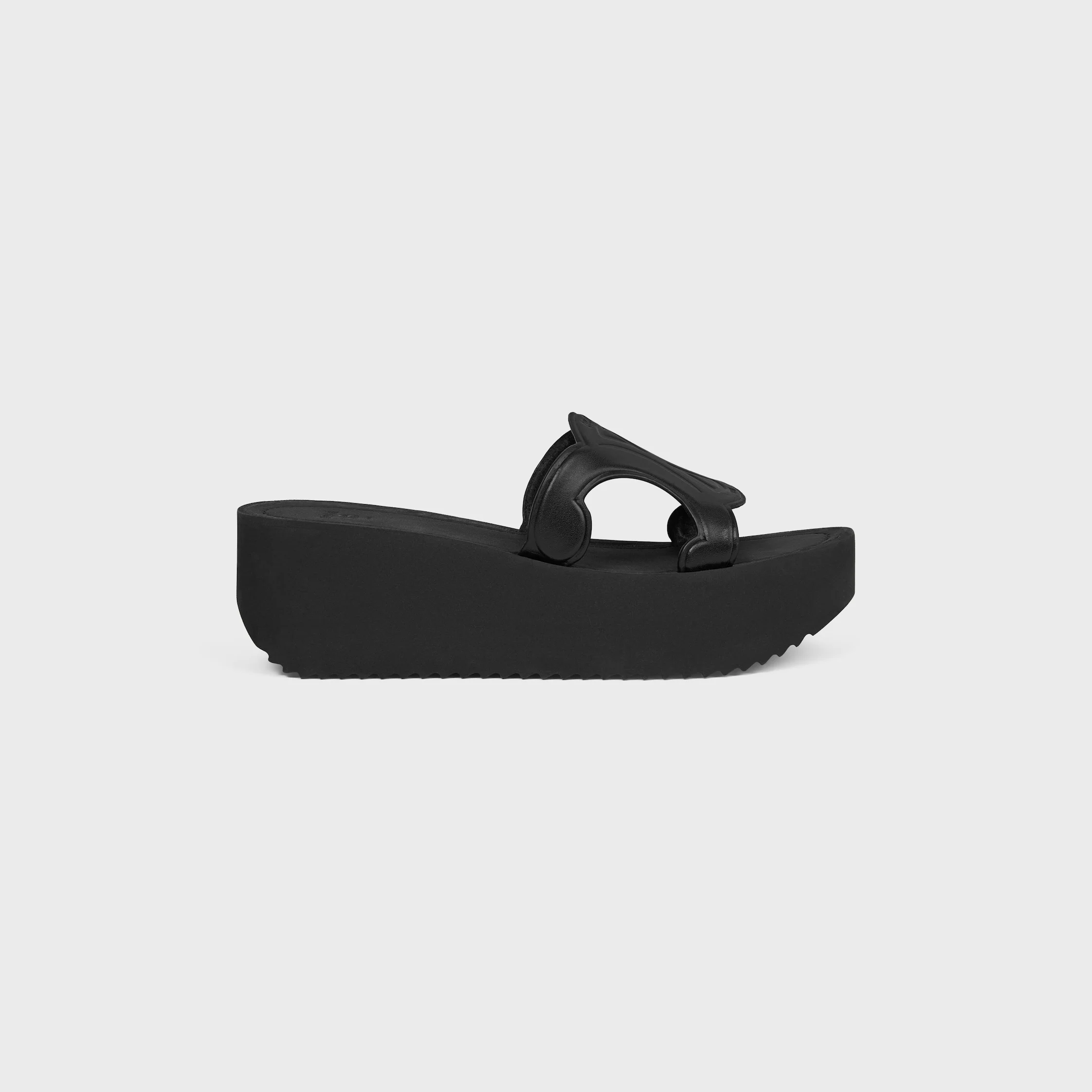 SUNNY WEDGE MULE IN Calfskin - Vegetal Tanning - 1