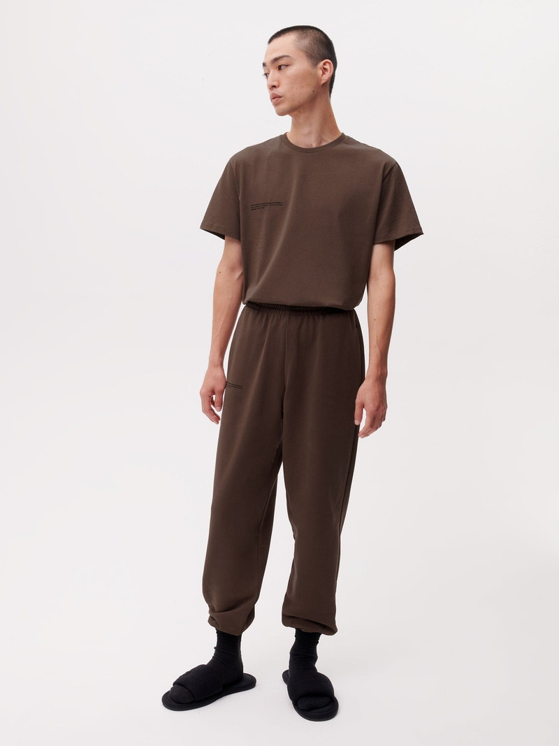 PANGAIA Mens 365 Midweight Track Pants - Chestnut Brown outlook