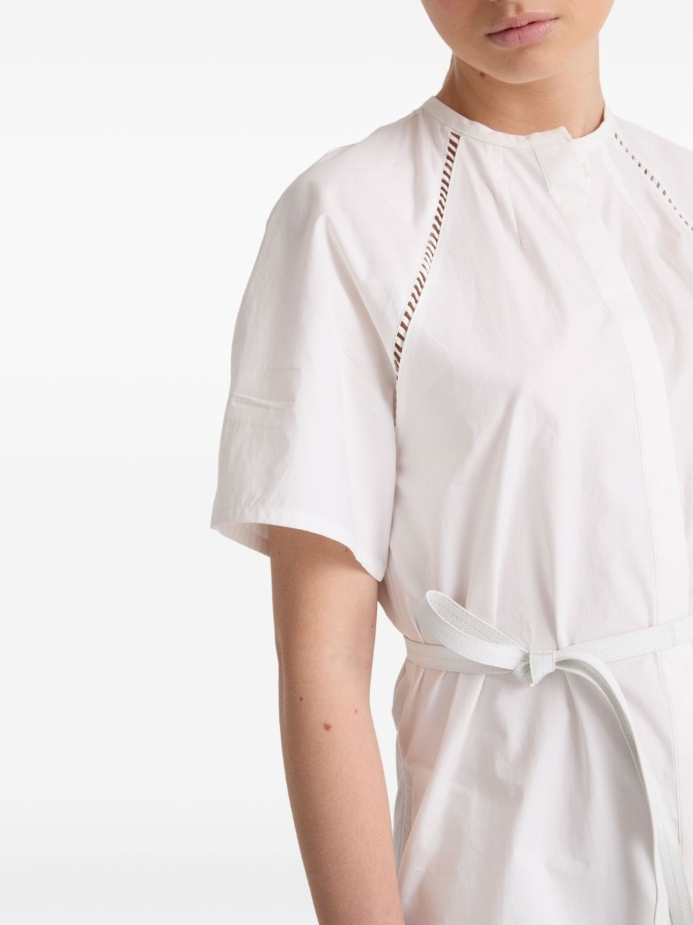 belted midi dress - 4