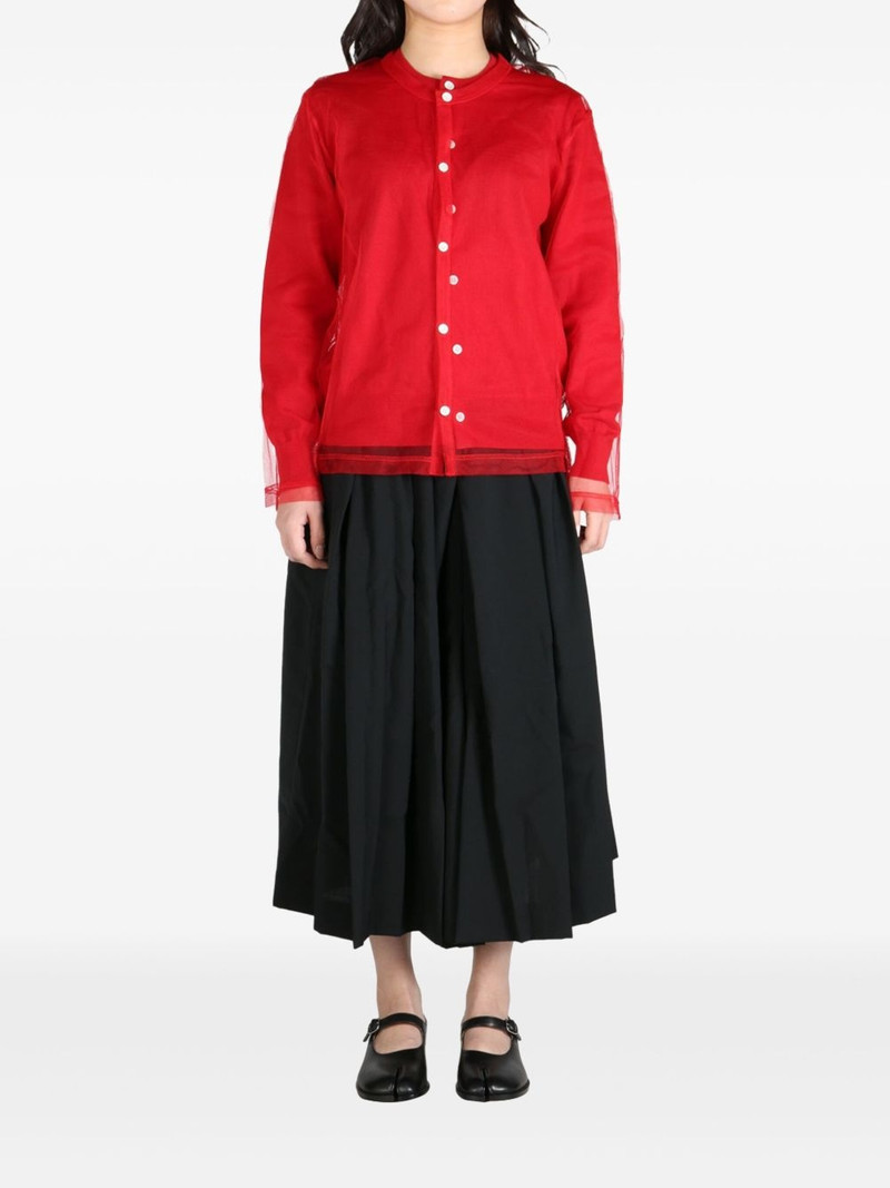 Comme Des Garçons layered cardigan outlook
