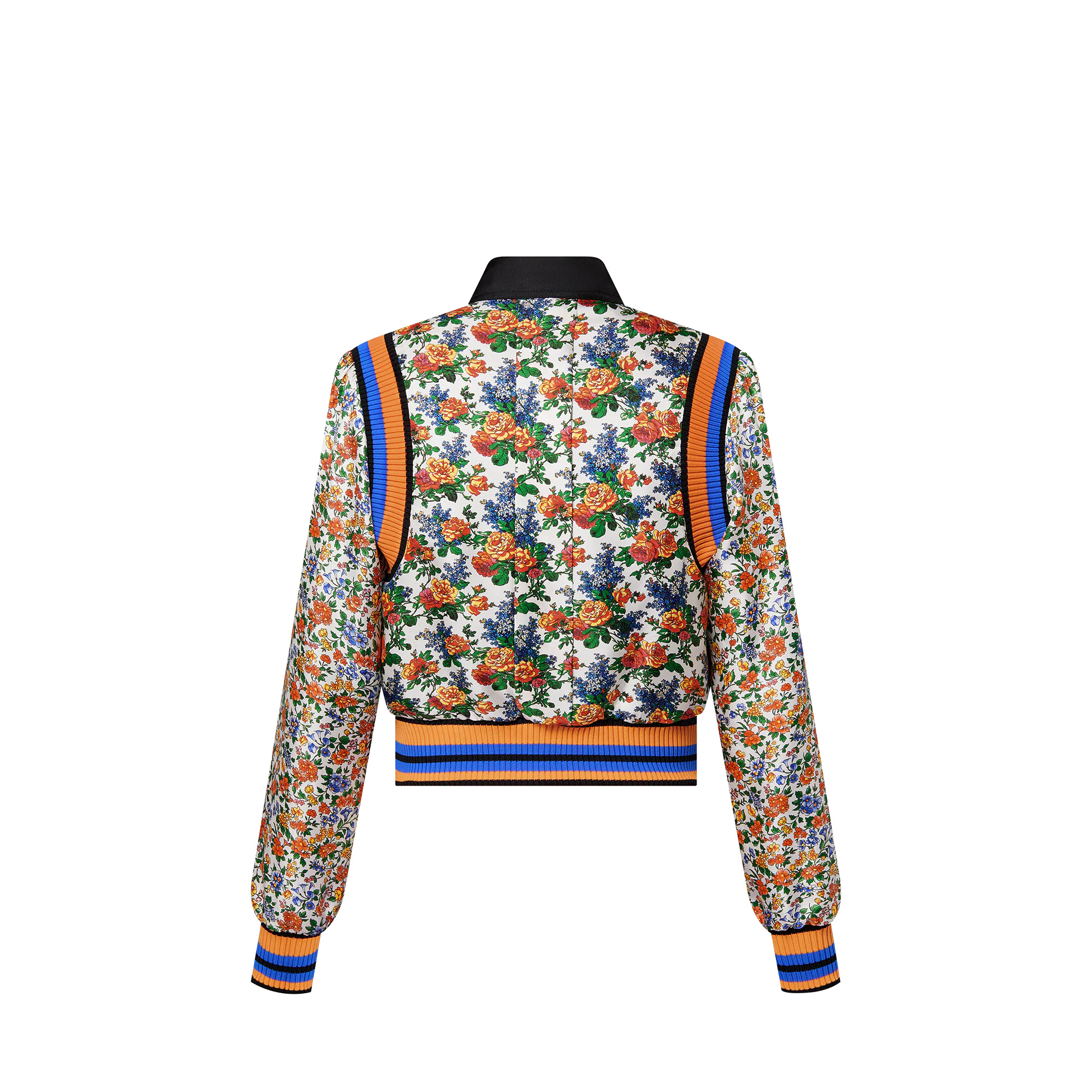 Reversible Mixed Floral Bomber Jacket - 3