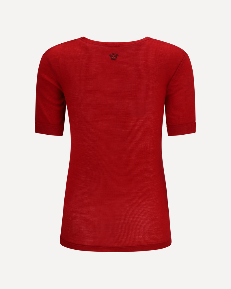 VERSACE Ribbed knit T-shirt outlook