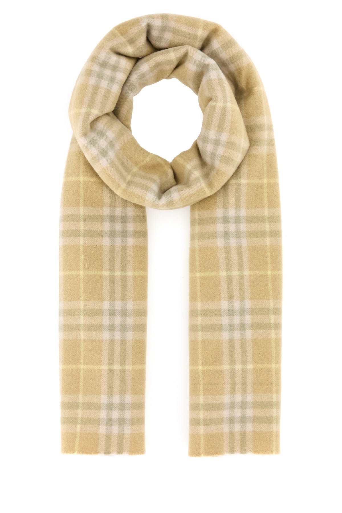 Embroidered cashmere scarf - 1