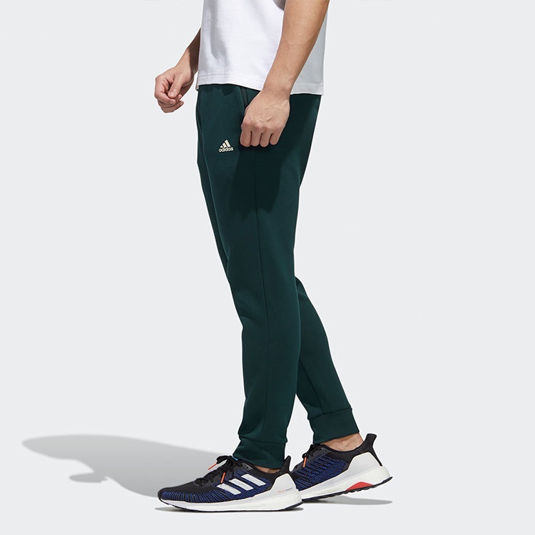 adidas WJ PT KN SWT Bundle Feet Sports Pants Dark Green GM4462 - 5