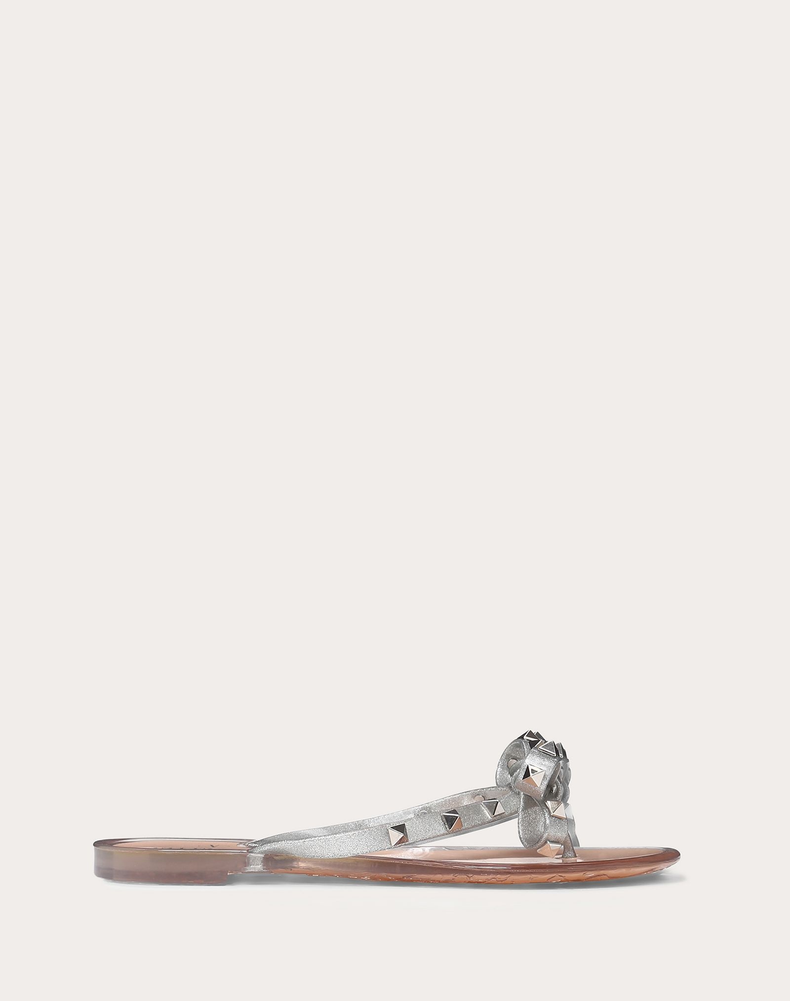 Rockstud Glittered Rubber Flip Flop - 1