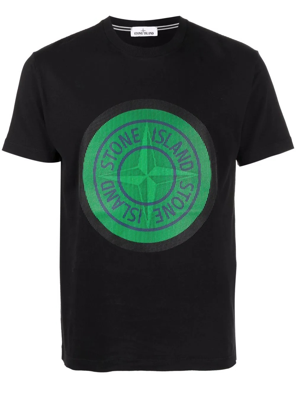 compass logo cotton T-shirt - 1