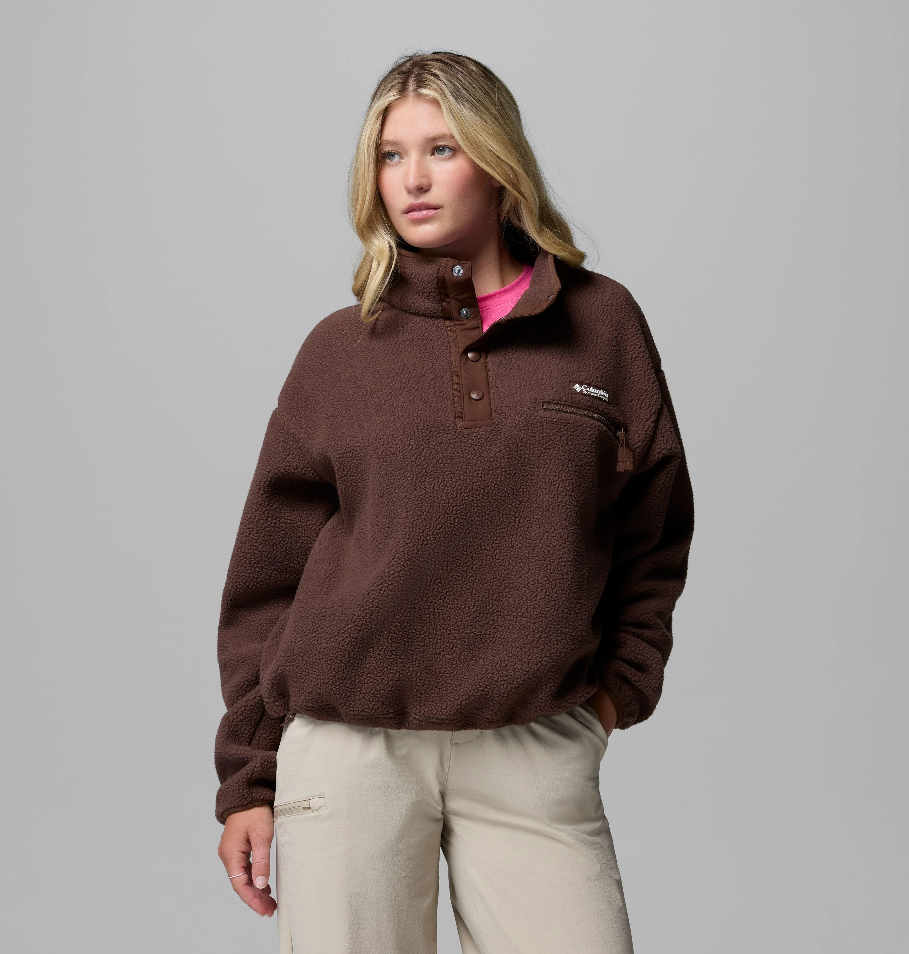 Women's Helvetia II Cropped Half Snap Fleece Pullover - 1