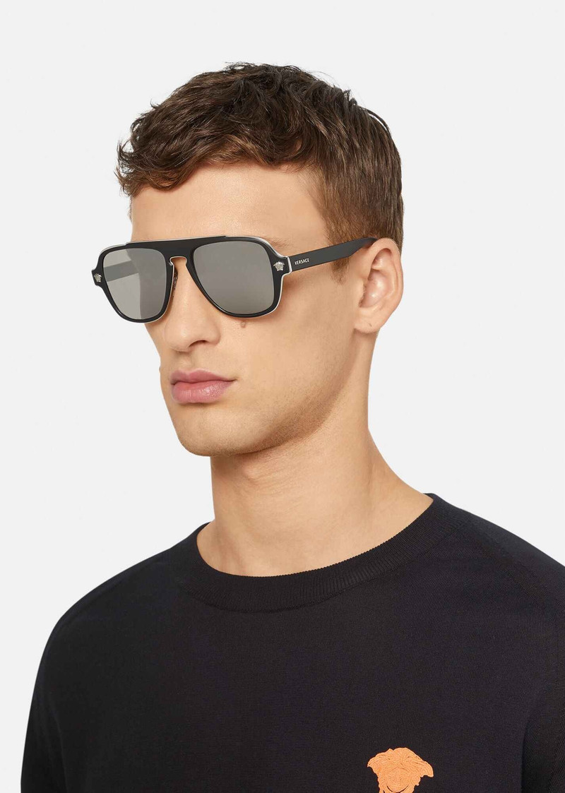 VERSACE Medusa Retro Charm Sunglasses outlook