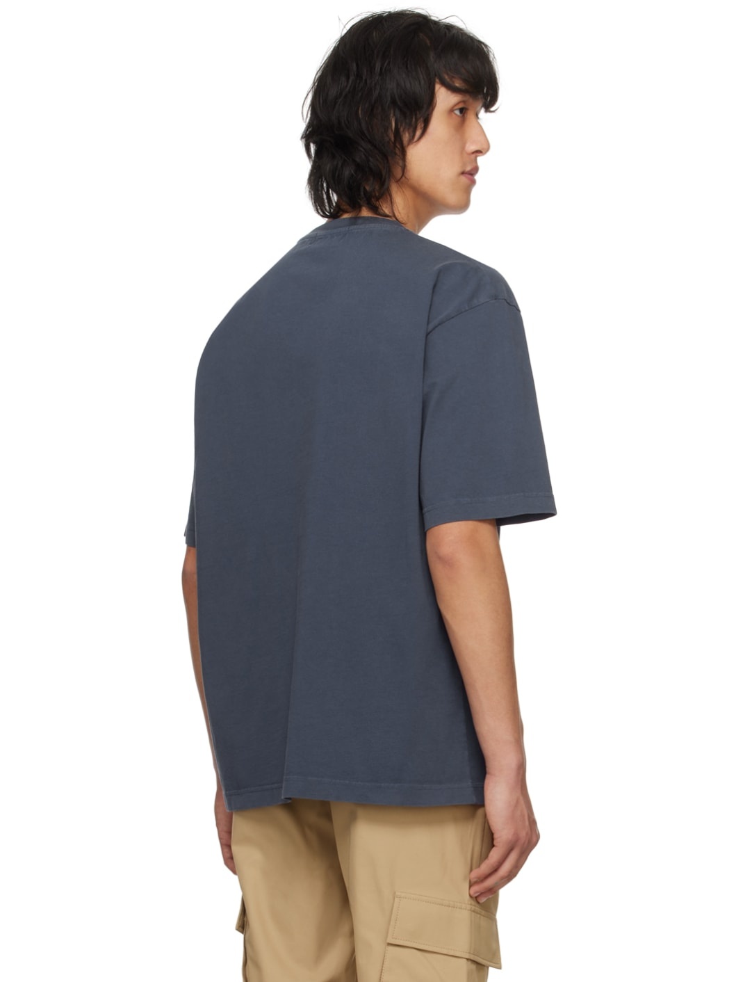 ★AMBUSH★ Layered Crewneck Logo Overfit T-Shirt Navy 121153 AMBUSH(アンブッシュ) 通販サイト 【LAYERED CREWNECK】
