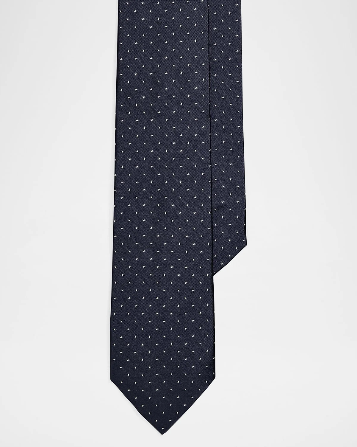 Men's Dot Silk Tie - 1
