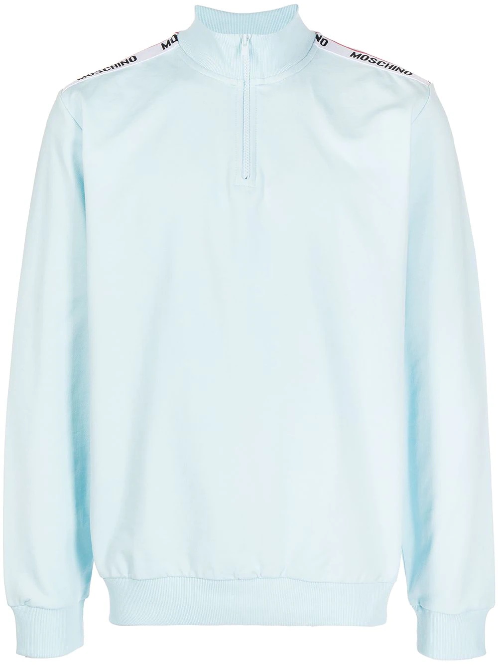 logo half-zip sweatshirt - 1