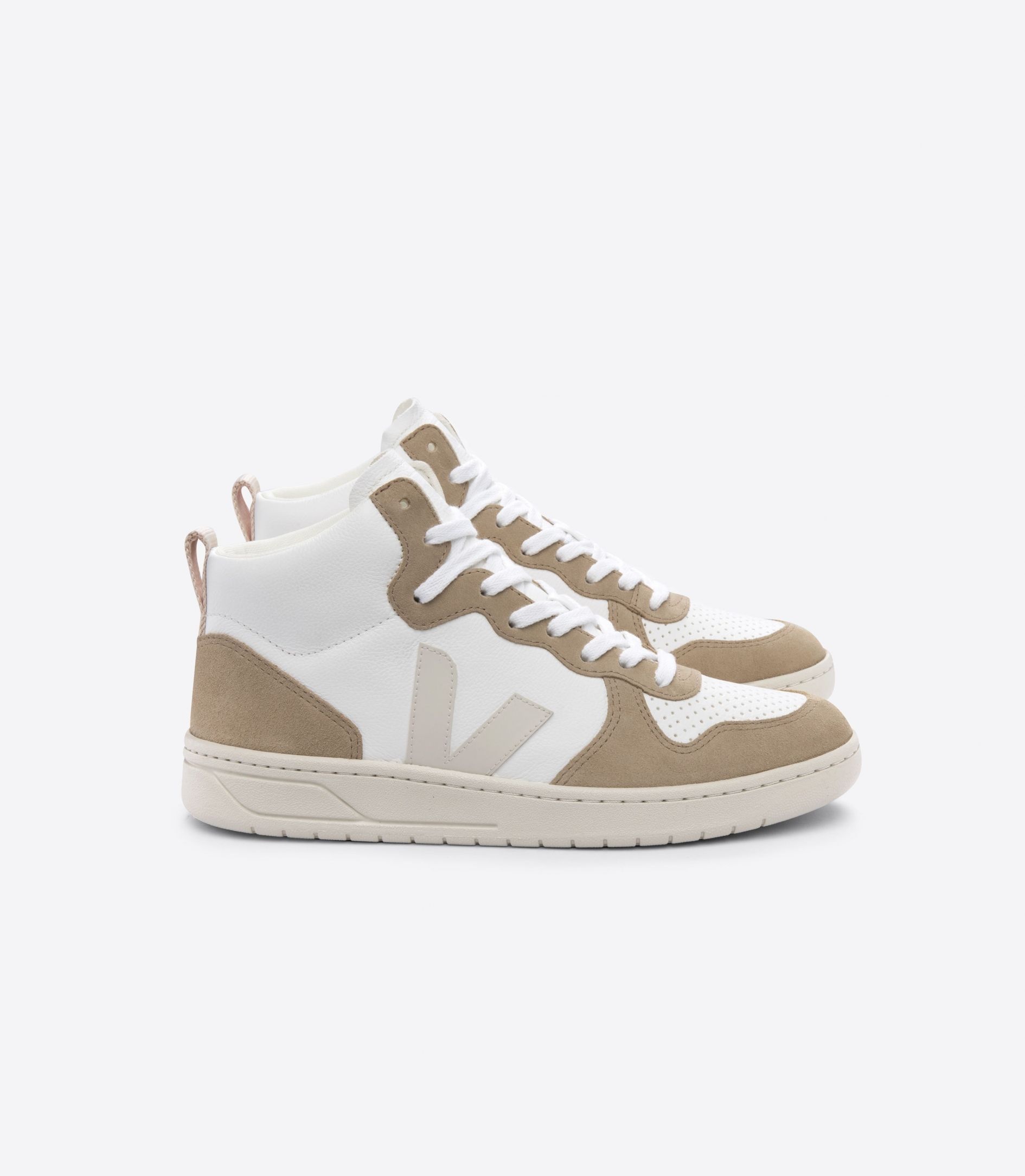 V-15 LEATHER WHITE PIERRE SAHARA - 1