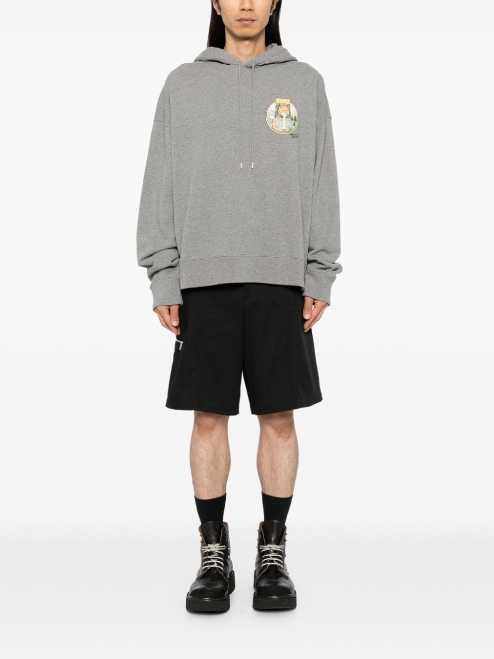 rambling fox oversized hoodie - 2