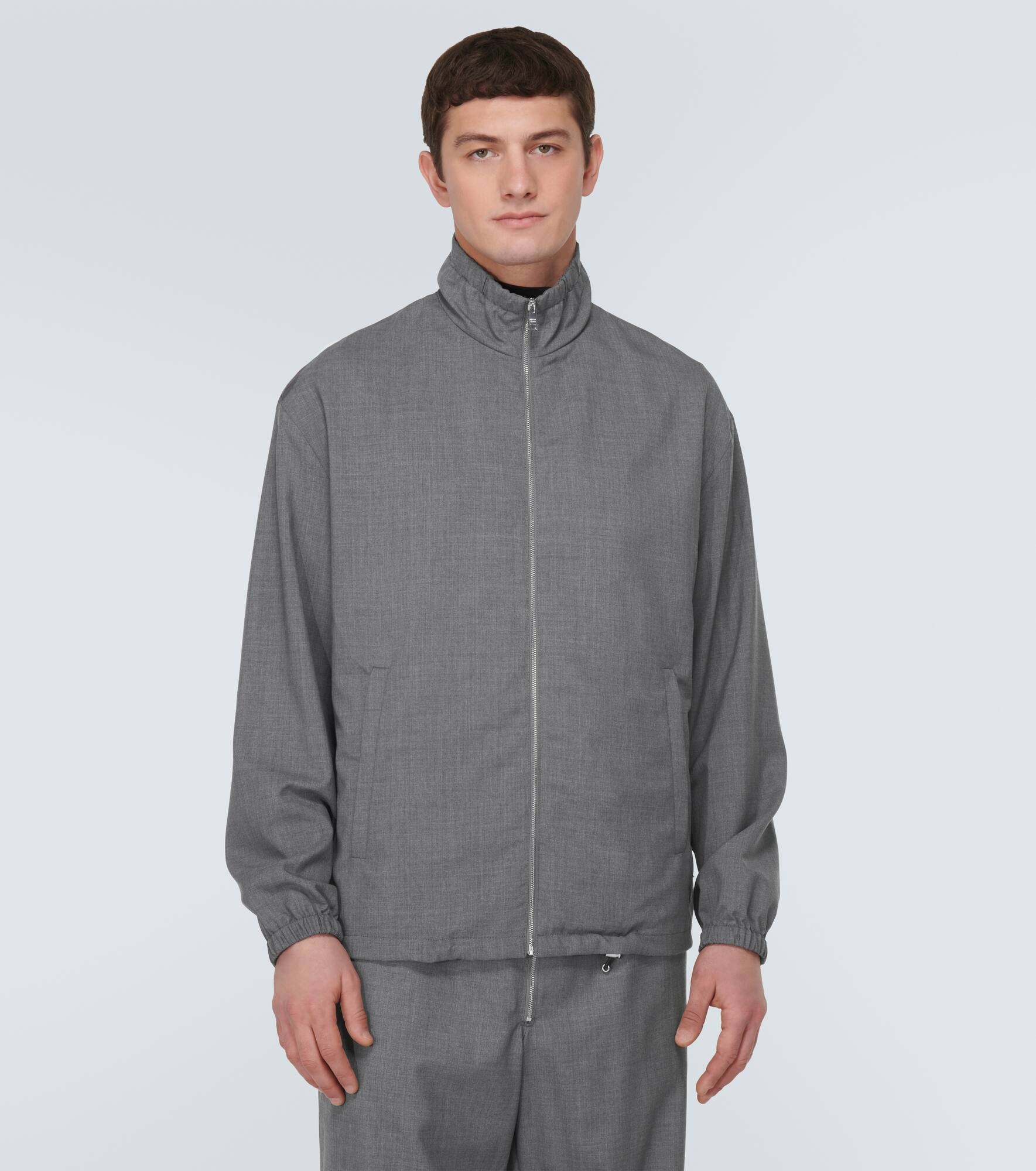 Virgin wool blouson jacket - 3