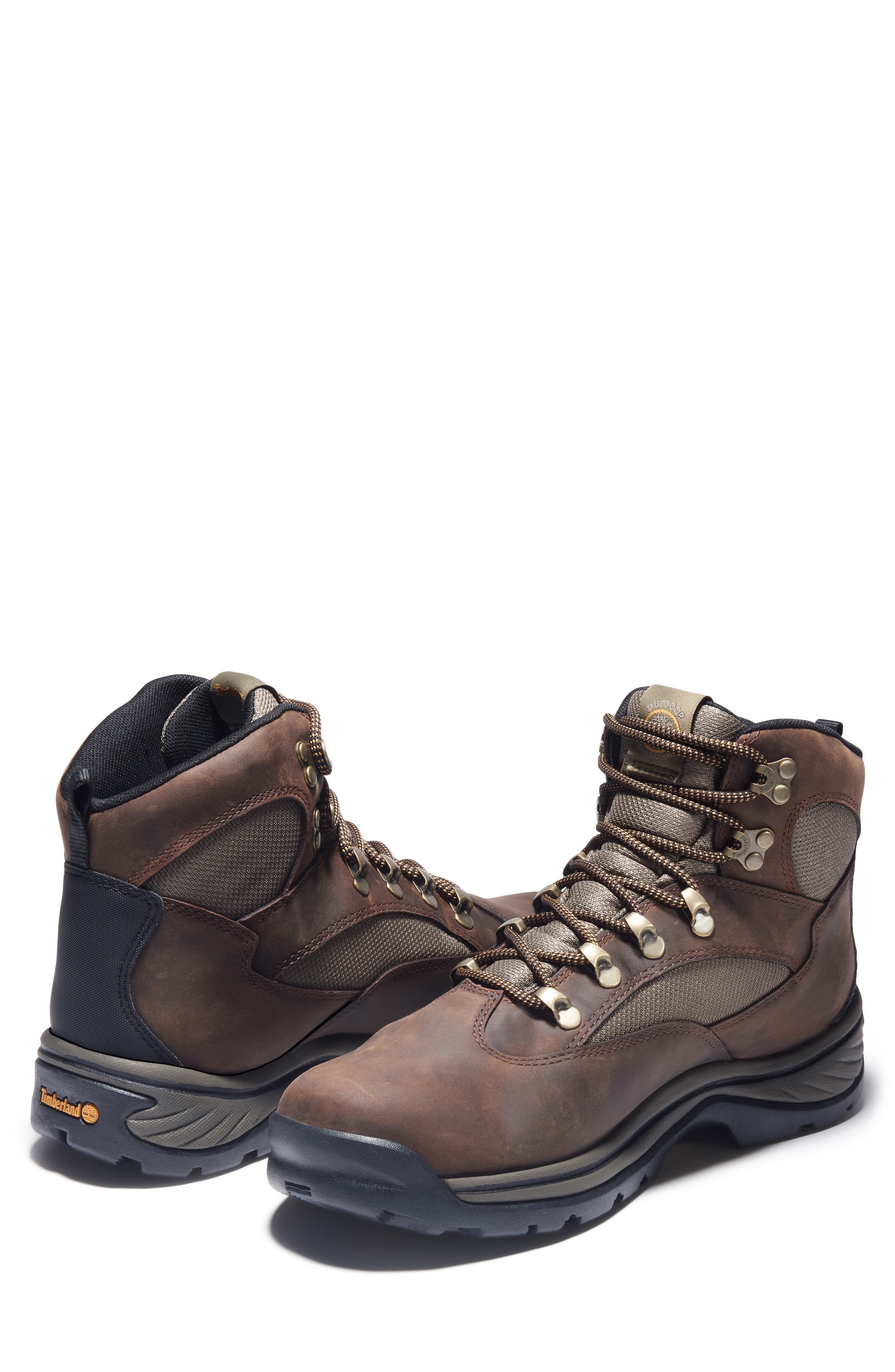 Timberland Chocorua Waterproof Mid Hiking Boot in Medium Brown at Nordstrom - 8