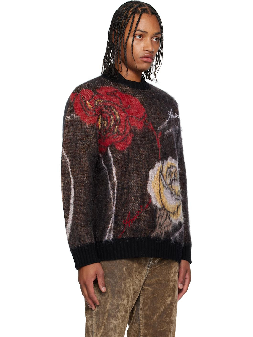 Multicolor Floral Crewneck Sweater - 2