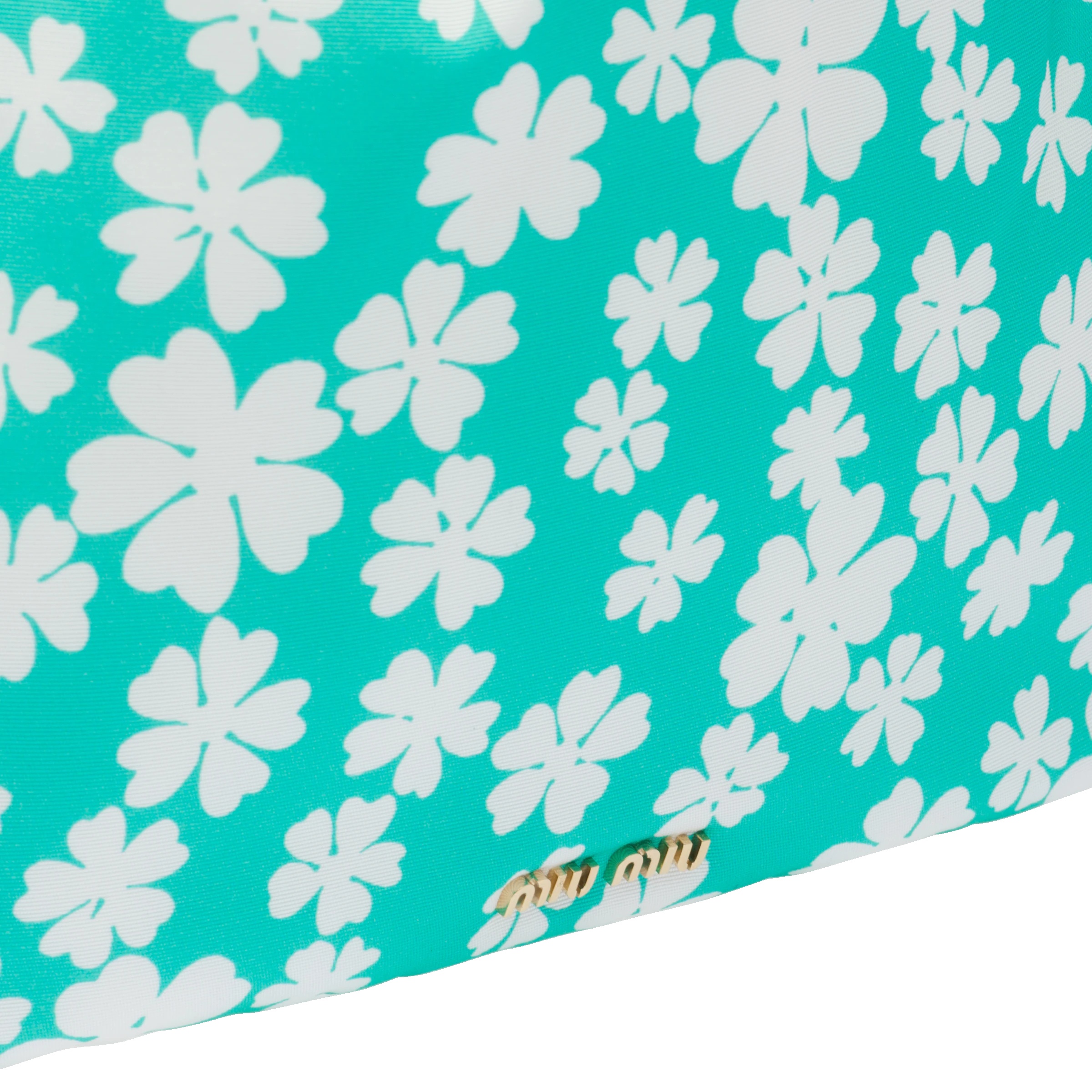 Printed faille pouch - 2
