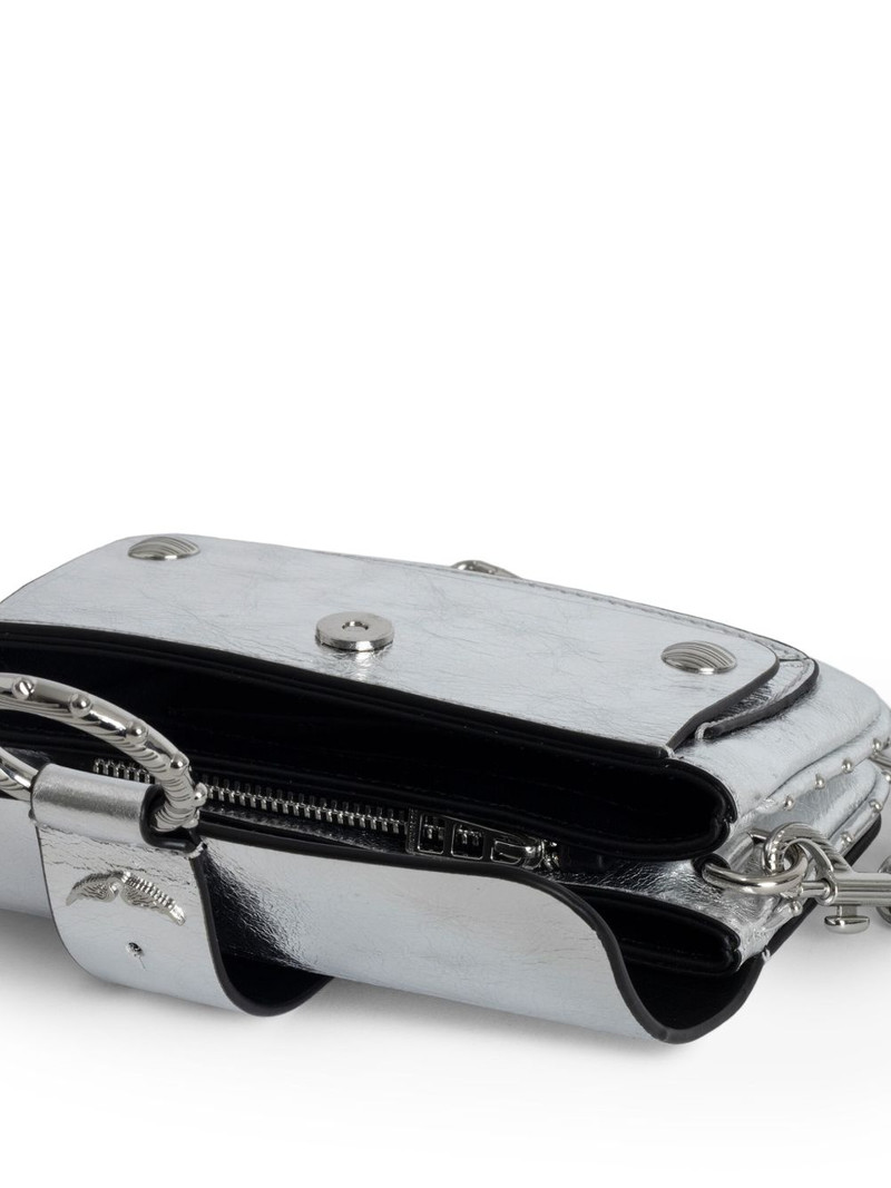 metallic leather crossbody bag 5
