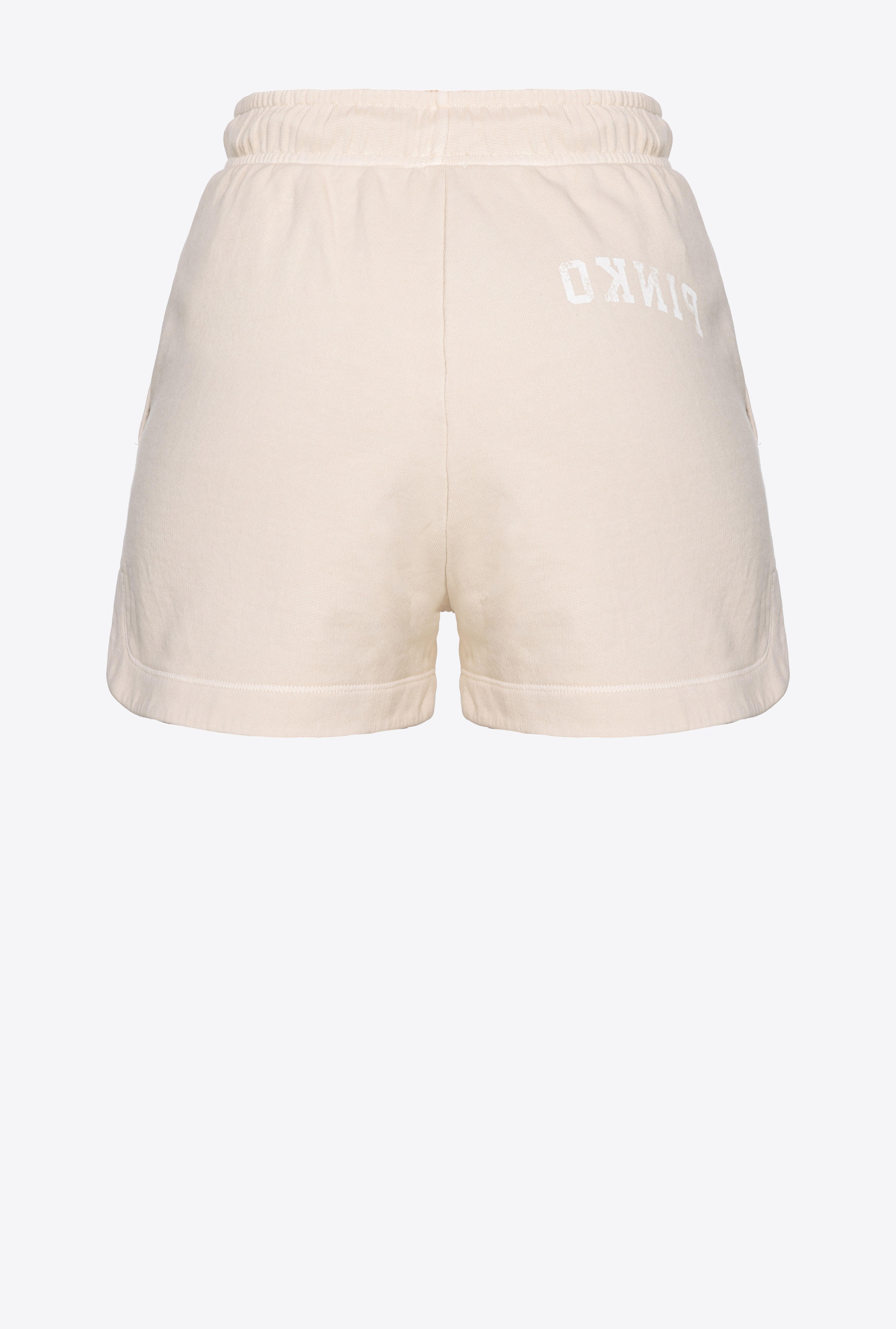 FLEECE SHORTS WITH LOGO PRINT - 6