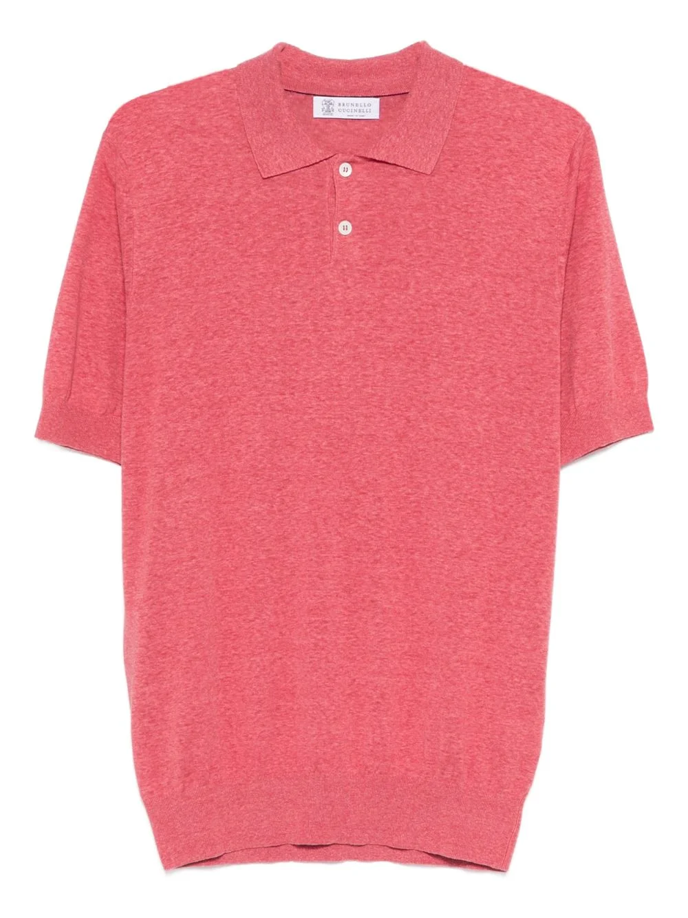 ribbed-hem polo shirt - 1