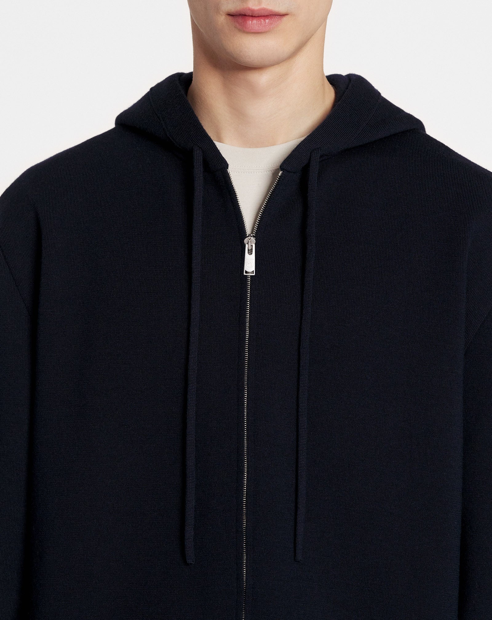 WOOL ZIP-UP HOODIE - 5