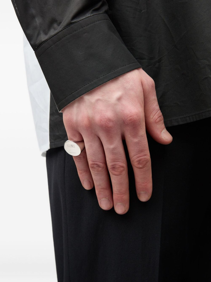 MM6 Maison Margiela Minimal logo 4mm ring outlook
