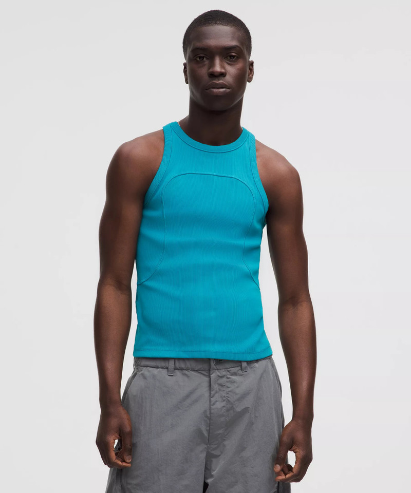 Ribbed Cotton Tight-Fit Tank Top *SLNSH Collection 1