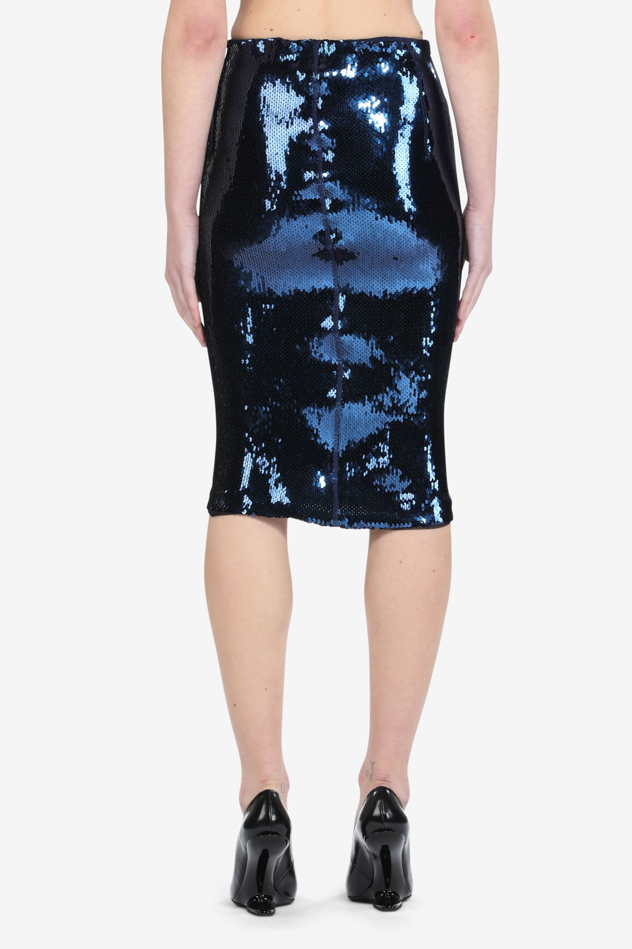 SEQUIN-EMBELLISHED PENCIL SKIRT - 2