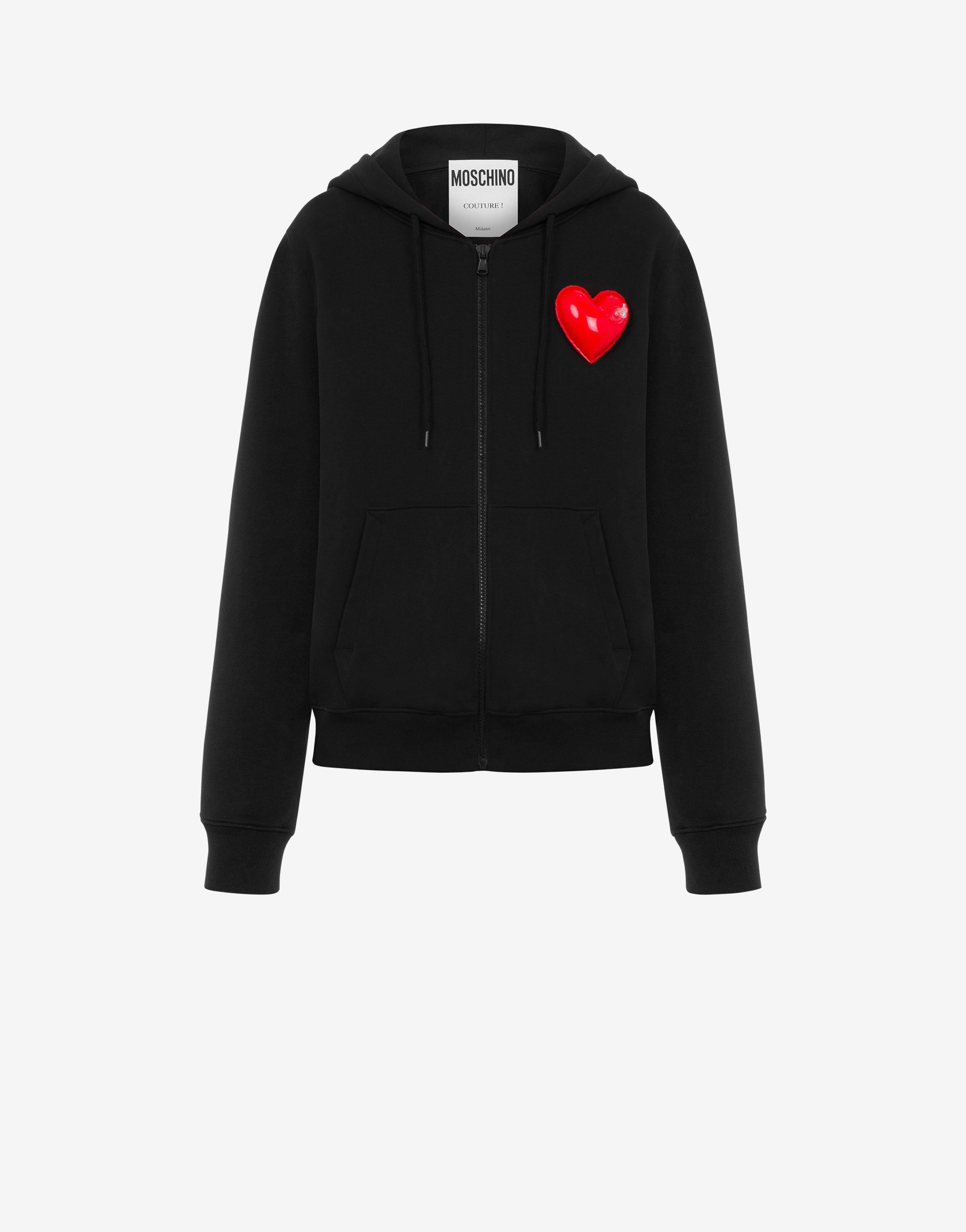 INFLATABLE HEART ORGANIC COTTON SWEATSHIRT - 1