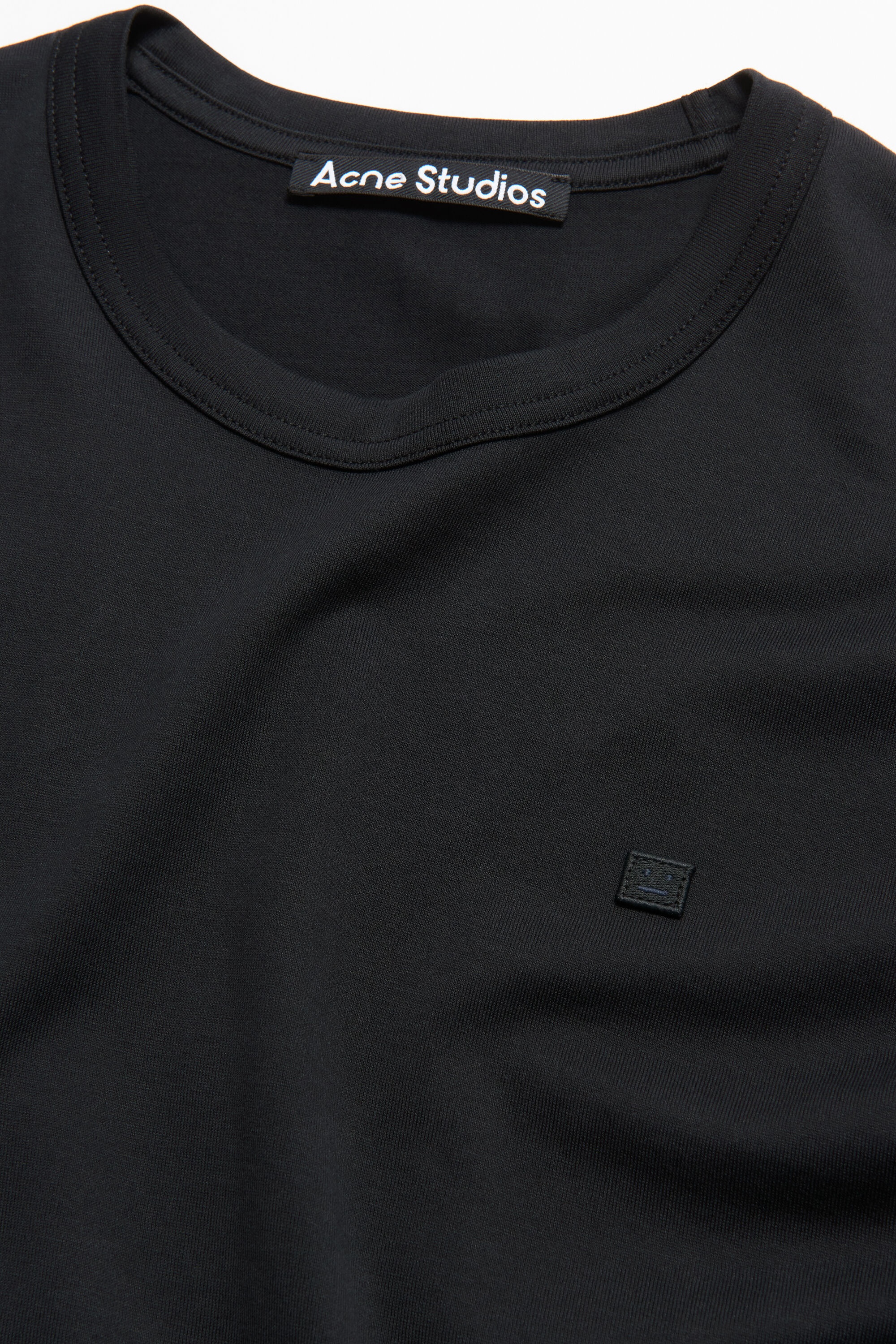 Crew neck t-shirt- Regular fit - Black - 4