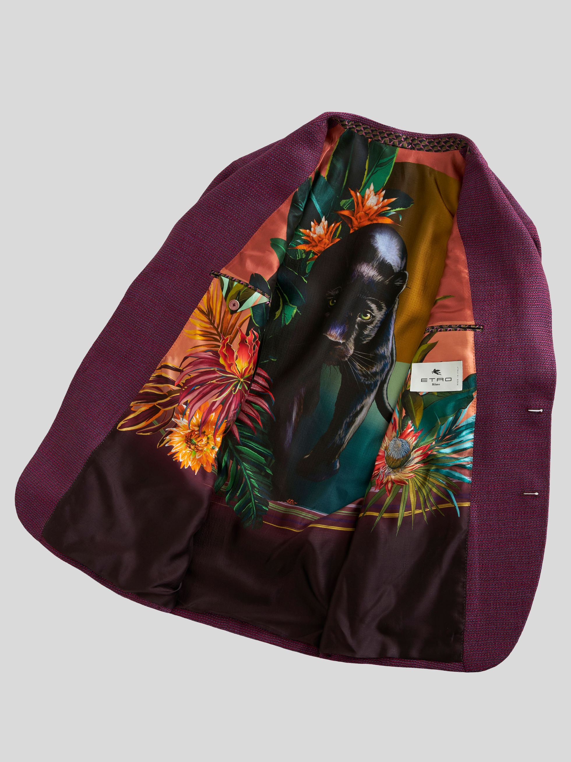 TAILORED WOOL AND SILK JACKET - 6