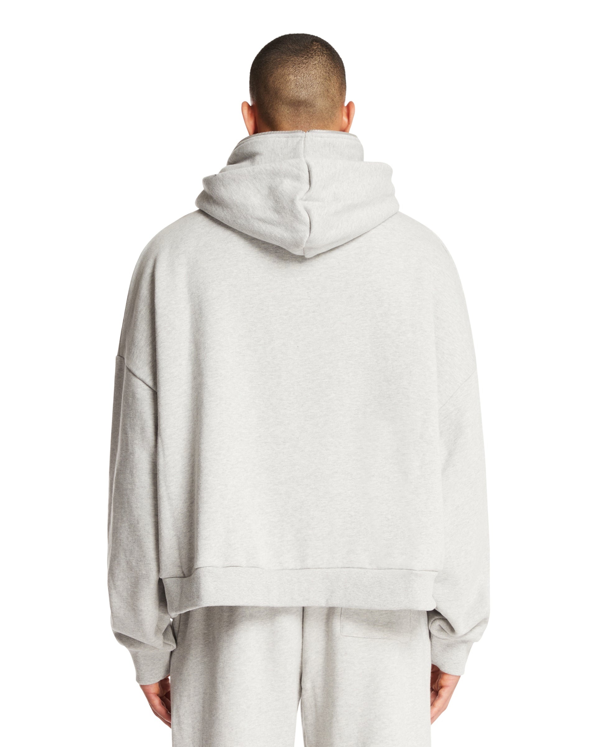 Gray Zip Hoodie - 3