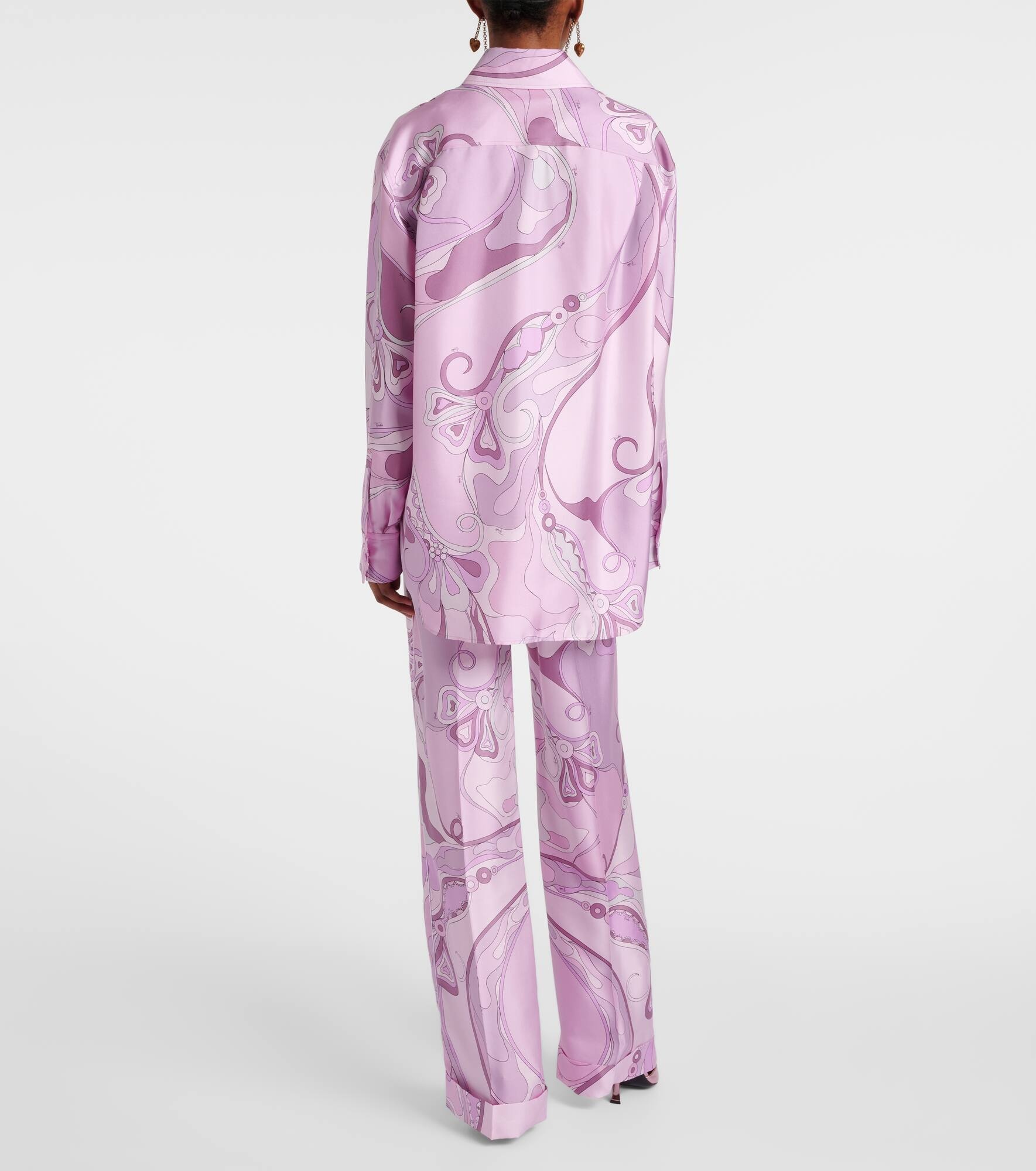Orchidee silk twill shirt - 3