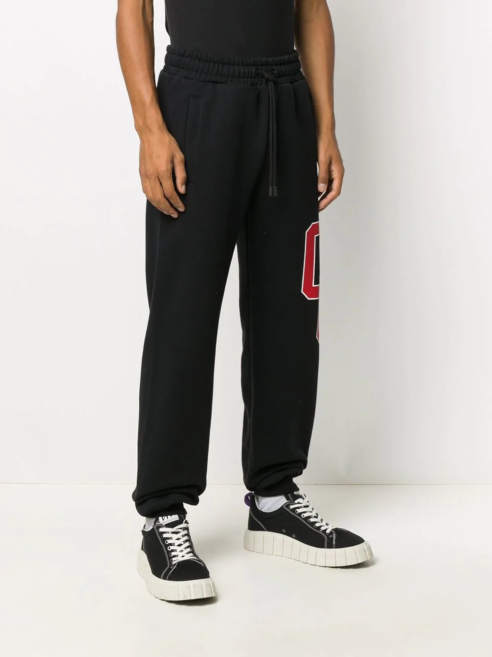 logo drawstring tracksuit bottoms - 3