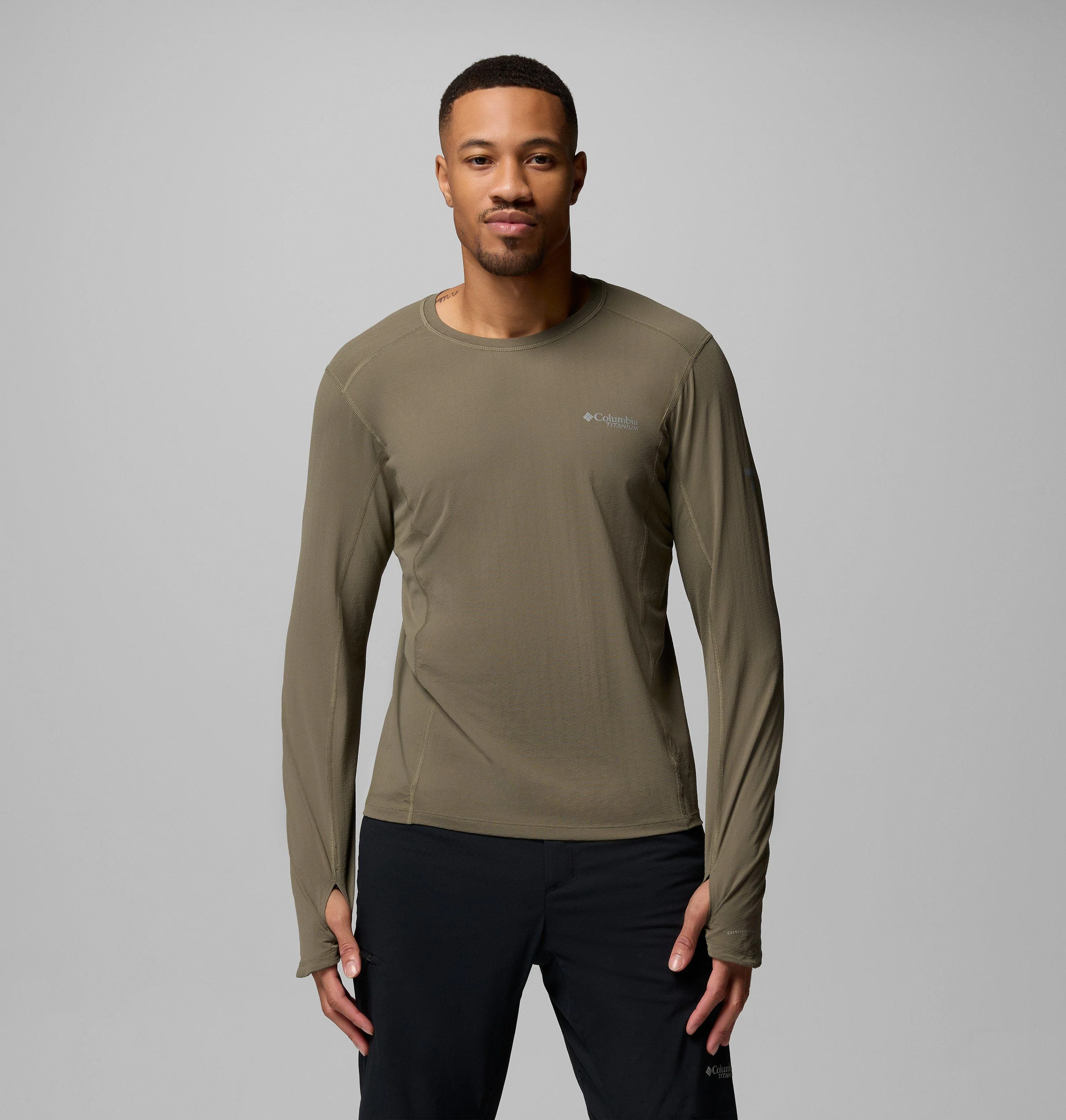 Men's Diamond Peak Pro Long Sleeve Crew - 1