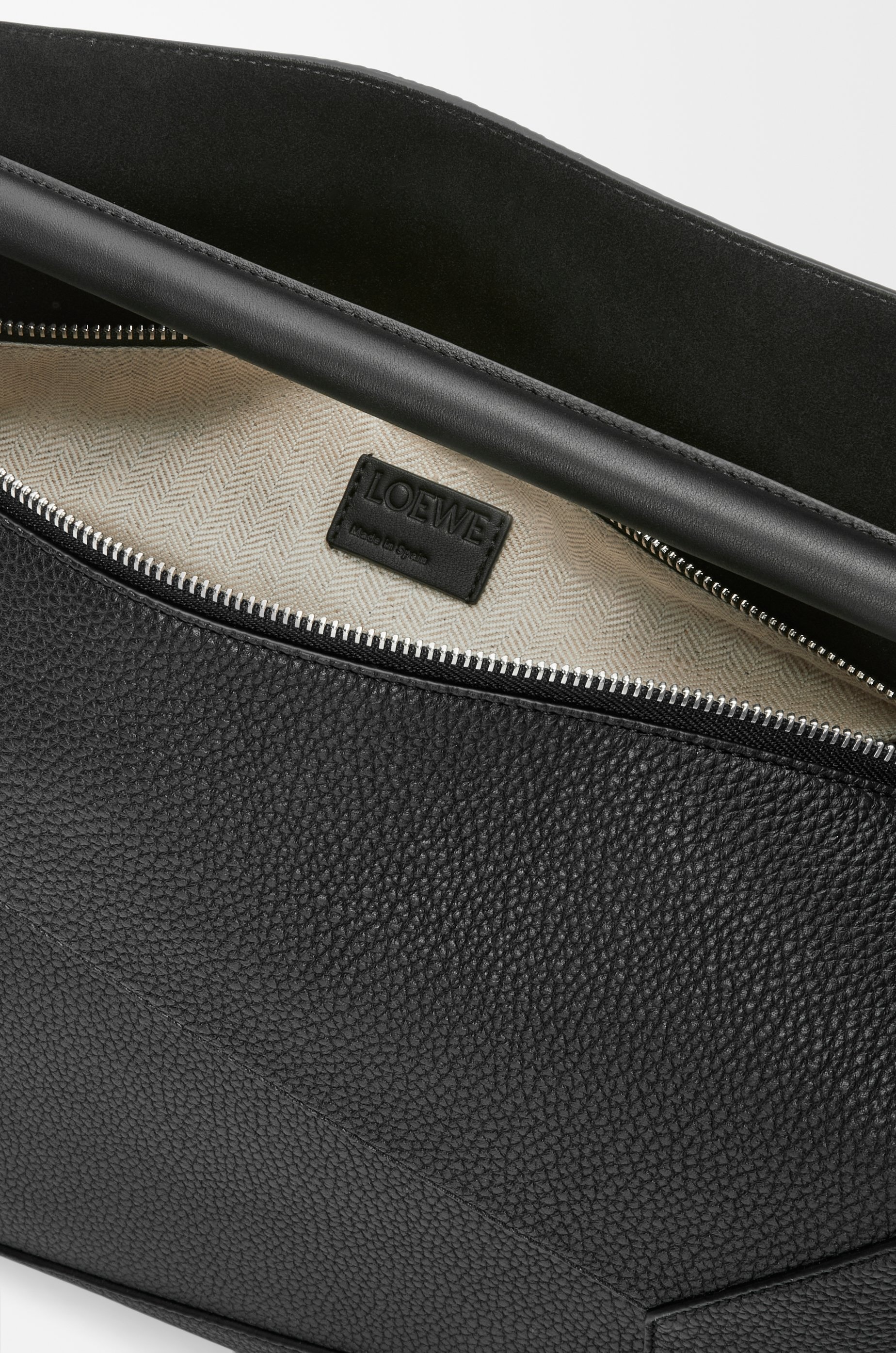 Large Puzzle bag in grained calfskin - 9