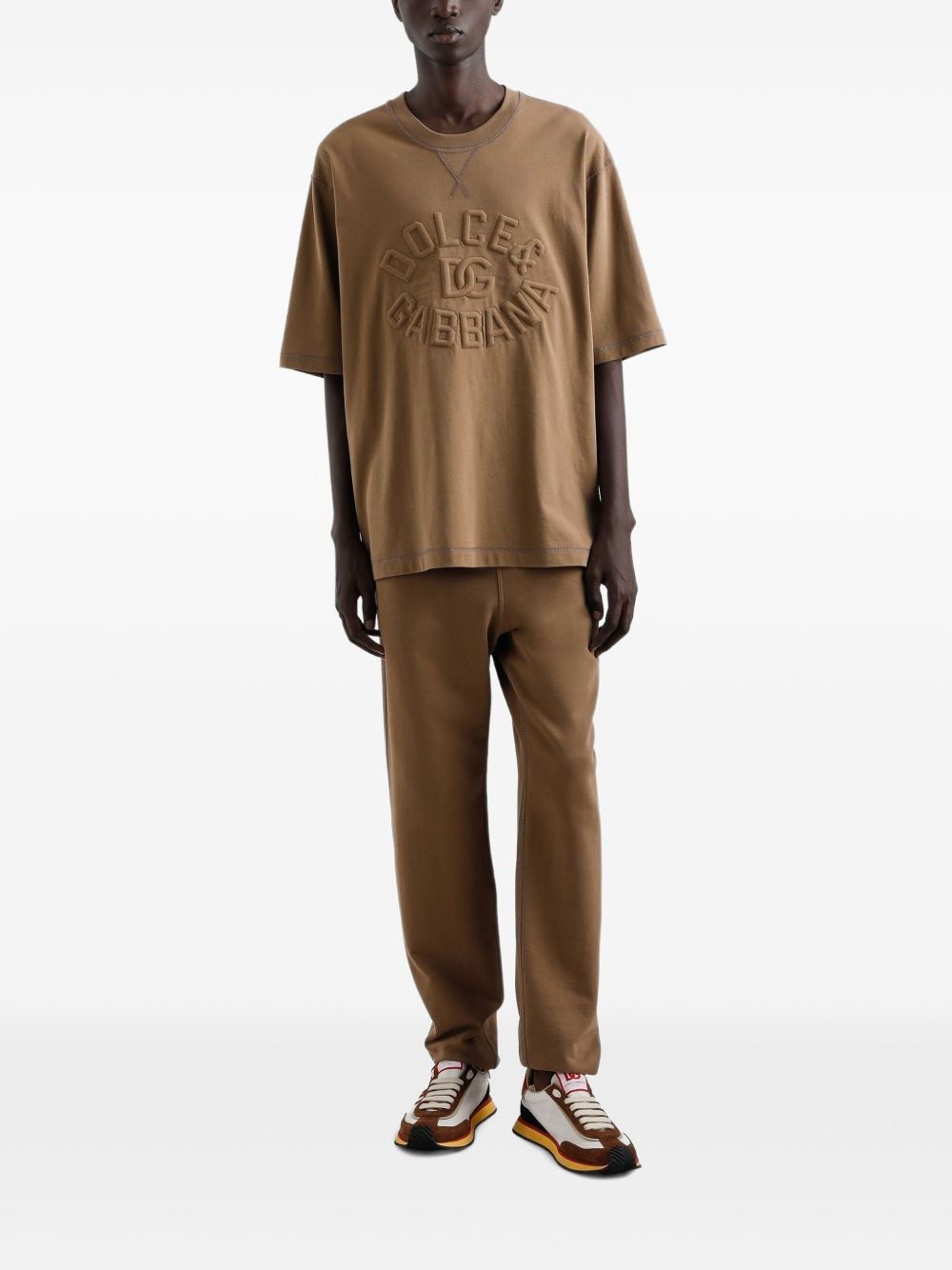 logo-embossed track pants - 2