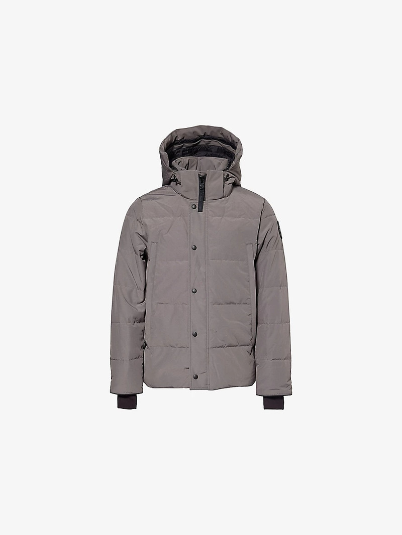 Wyndham padded shell-down hooded parka jacket - 1