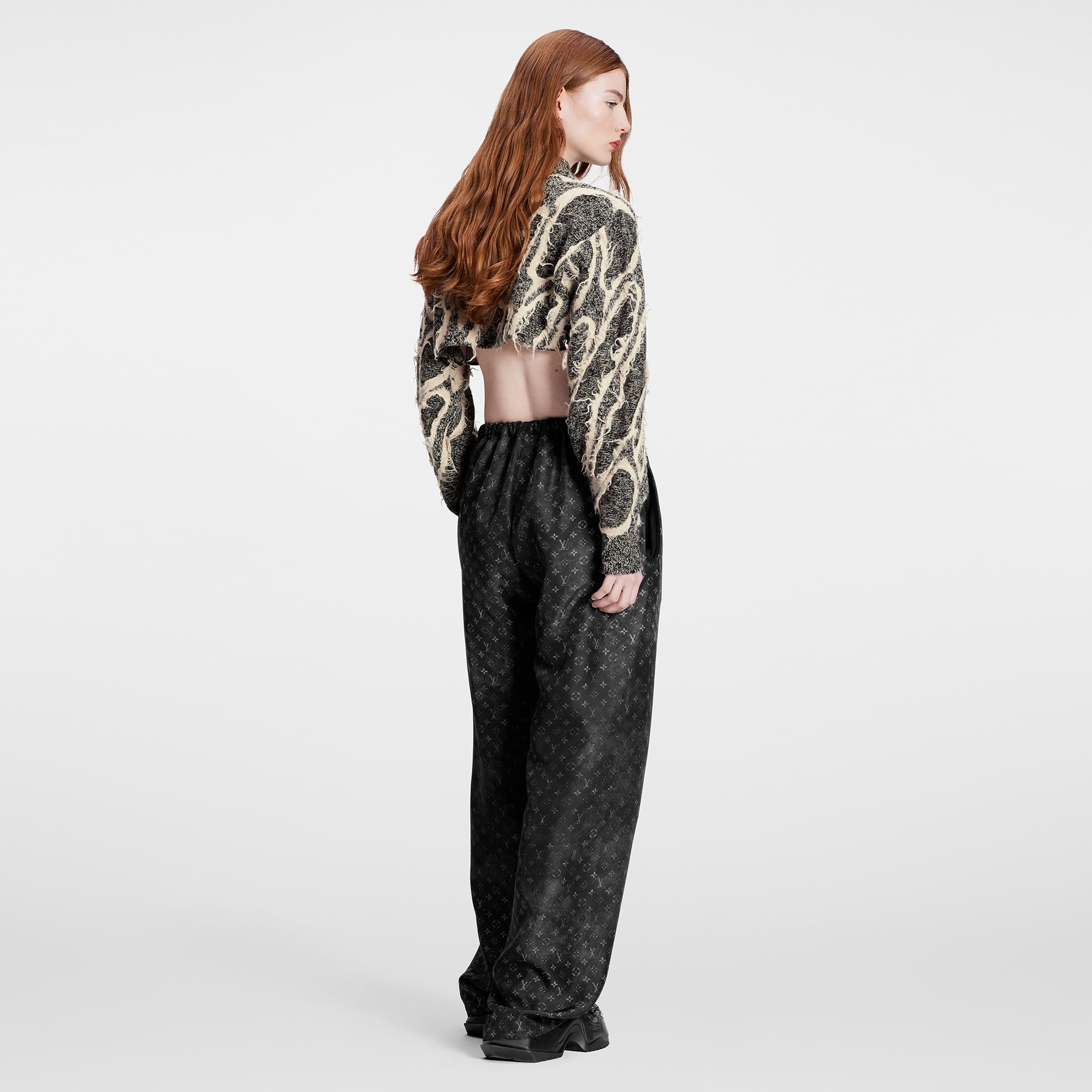 Monogram Cloud Wide-Leg Pants - 3