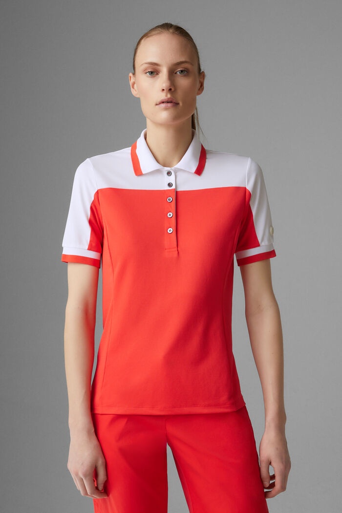 Carolin Functional polo shirt in Red/White - 2